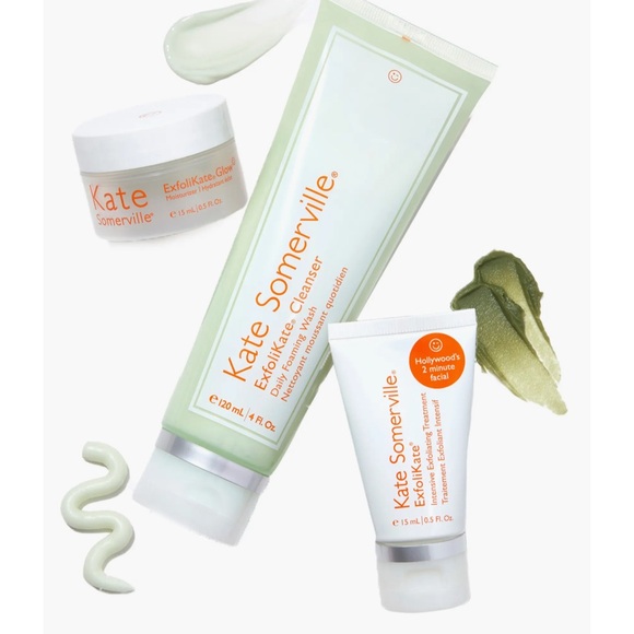 Kate Somerville Let It Glow Trio (Limited Edition) $92 Value NEW IN UNOPENED BOX - Picture 6 of 8